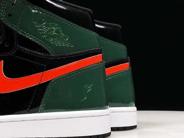 Cheap TBkick Black Retro Orange-Fir Team Jordan High 1 OG AV3905-038 x SoleFly Air 0627